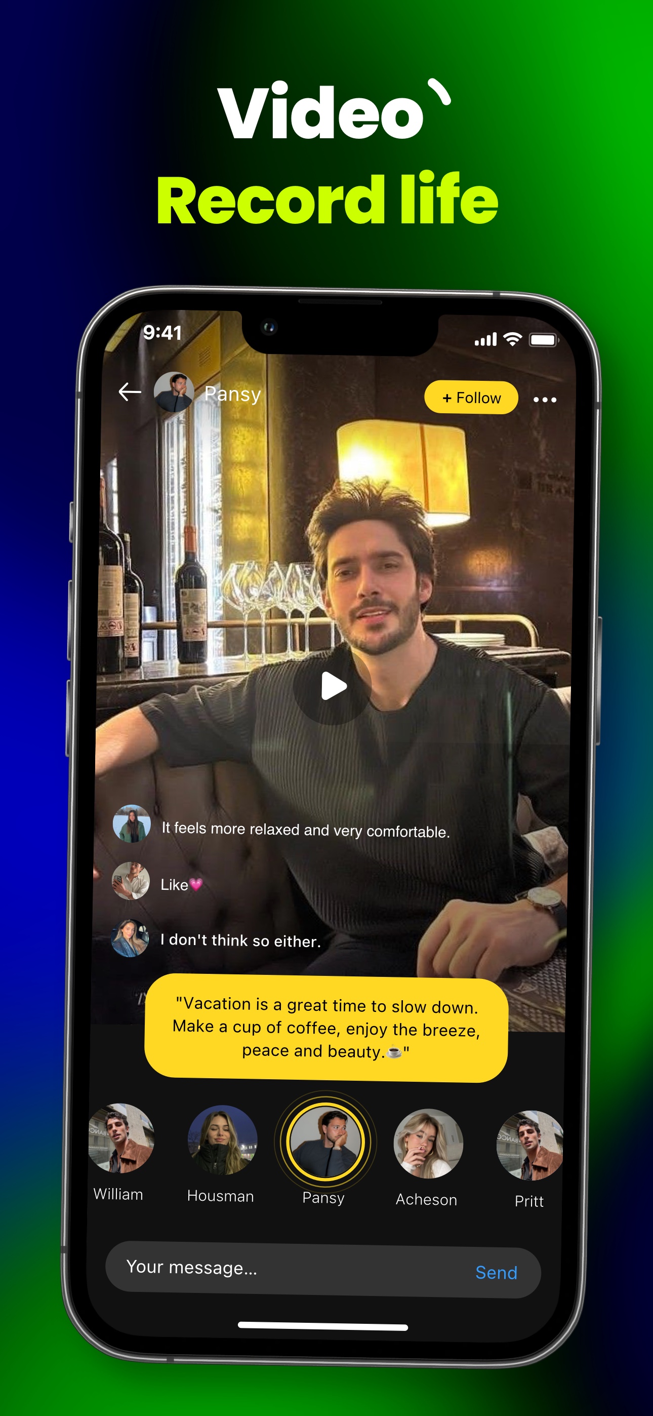 Rating a pub on Yaya